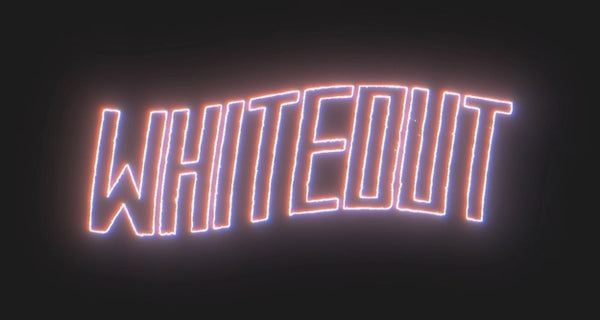 whiteout logo neon pink